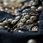 Photo black and white dress accessories