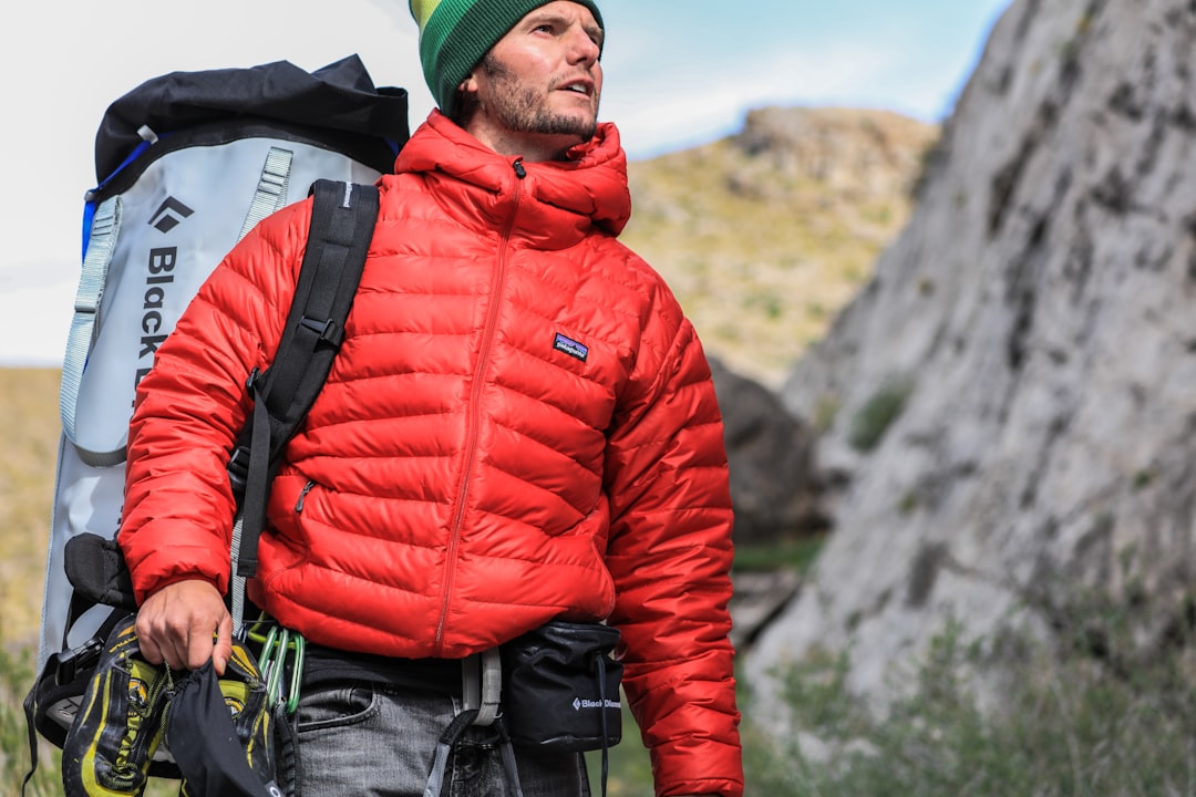 Photo down jacket