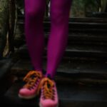 Photo purple shoes