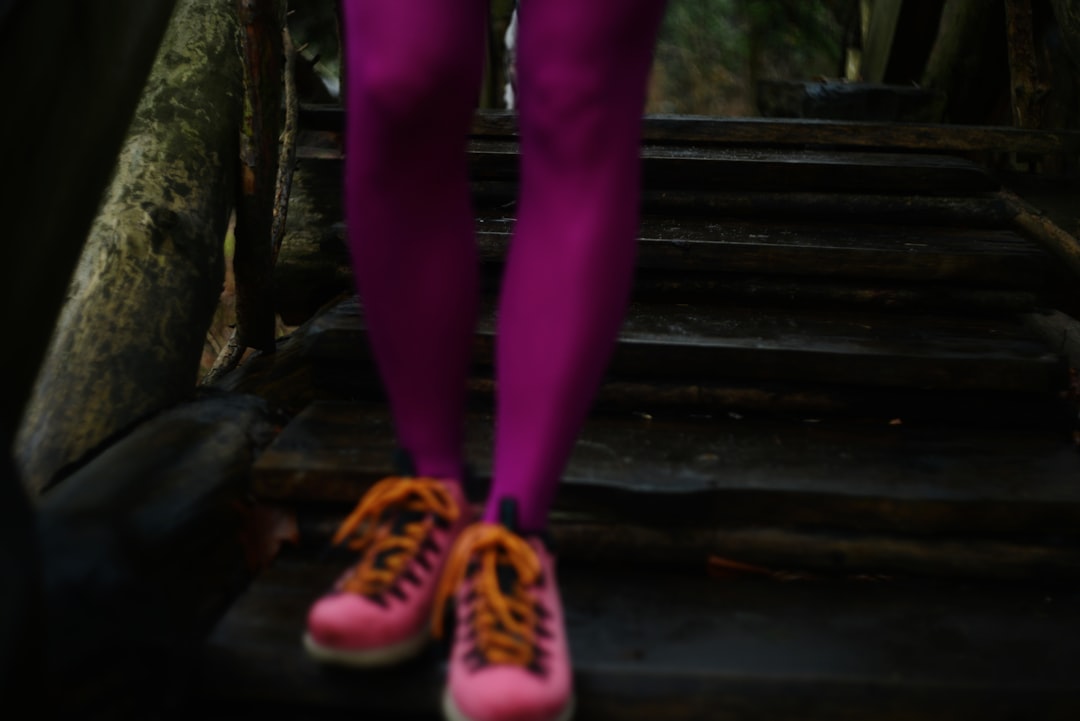 Photo purple shoes